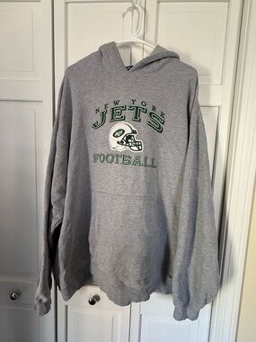 New York Jets Football Pullover Hoodie - Men's Reebok Size XL